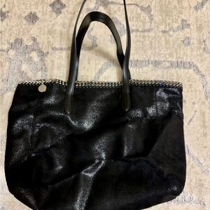 Stella McCartney Shimmering Black Tote